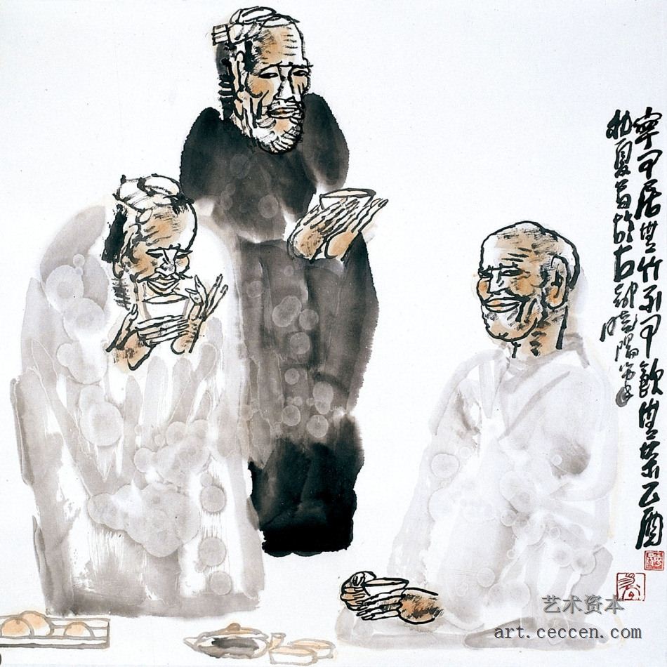 茶 68×68cm 2007年
